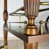 Mid-Century wood bar cart trolley, Italy, 1970s
