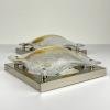 Vintage Murano wall lamps, Italy 1980s, Set of 2