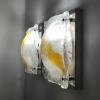 Vintage Murano wall lamps, Italy 1980s, Set of 2