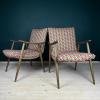 Mid-century armchair Bobi by Meblo, Yugoslavia 1960s, Set of 2