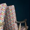 Mid-century armchair Bobi by Meblo, Yugoslavia 1960s, Set of 2