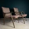 Mid-century armchair Bobi by Meblo, Yugoslavia 1960s, Set of 2