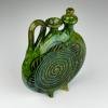 Vintage ceramic bottle by Velimir Dordevic, Serbia, 1970s