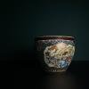 Vintage Ceramic Koi Fish Bowl or Planter Pot, China, 1970s