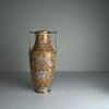 Antique ceramic vase by Serafino Volpi for Deruta, Italy, 1940-50s