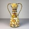 Vintage vase of shells 70s