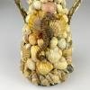 Vintage vase of shells 70s