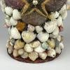 Vintage vase of shells 70s