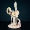 Original ceramic sculpture of Flamingo from Bassano, Italy 1980s