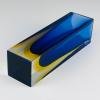 Sommerso blue Murano glass vase, style Flavio Poli, Italy 1970s
