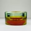 Small murano sommerso vase, Italy 1970s