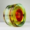Small murano sommerso vase, Italy 1970s