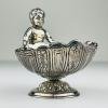 Original Silver-Plated Caviar Server with Spoon by Royal Family Sheffield, Italy 1990s