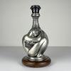 Vintage silver table lamp Man and Women by Ottaviani, Italy 1970s