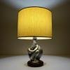 Vintage silver table lamp Man and Women by Ottaviani, Italy 1970s