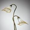 Vintage Murano Table Lamp Lilies, Italy 1970s
