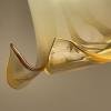 Vintage Murano Table Lamp Lilies, Italy 1970s