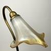 Vintage Murano Table Lamp Lilies, Italy 1970s