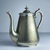 Antique silver plated coffee pot by BENETFINK&Co, Cheapside London, England, late 19th century