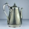 Antique silver plated coffee pot by BENETFINK&Co, Cheapside London, England, late 19th century