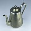 Antique silver plated coffee pot by BENETFINK&Co, Cheapside London, England, late 19th century