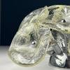 Murano glass ceiling lamp, Italy 1990s, Vintage home decor