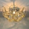 Murano glass ceiling lamp, Italy 1990s, Vintage home decor