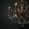 Vintage crystal chandelier, Italy 1950s