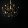 Vintage crystal chandelier, Italy 1950s