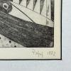 Graphics, etching, signature "Popy", Italy 1972