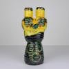 Vintage glazed pottery vase, Yugoslavia 1970s