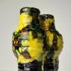 Vintage glazed pottery vase, Yugoslavia 1970s