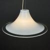 Murano glass white pendant lamp Italy 1970s