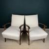 Mid-century armchair, Yugoslavia 1970s, Set of 2