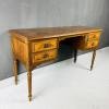 Vintage wood sideboard Italy 1950s venetian wooden console table