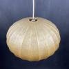 Mid-century cocoon pendant lamp Italy 1960s style Achille Castiglioni Modern