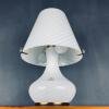 XL Murano Vetri swirl mushroom table lamp Italy 1970s