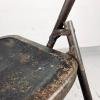 Vintage metal folding chair Italy 1960s