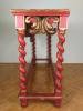 Old church console Germany 19th century Console table with decorative woodcarving Baroque Original Not a Replica