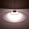 XXL Murano glass pendant lamp Italy 1970s Retro chandelier Mid-century light Space age