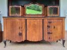 Vintage wood Buffet Austria 1930s old chest of drawers
