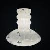 Mid-century white murano pendant lamp designed by Carlo Nason for Mazzega Italy 1960s