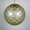 Mid-century sphere ball pendant lamp Italy 1960s Sputnik space age atomic