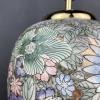 Vintage large ceramic table lamp Flower Italy 1970s