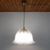 Vintage murano glass pendant lamp Italy 1970s Retro home decor Mid-century lighting