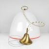 Retro murano glass XL pendant lamp by Renato Toso for Leucos Italy 1960s Mid-century home decor