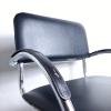 Retro office chairs Yugoslavia '80s Style Bauhaus Cantilever Chair Black desk chair Design by Mart Stam