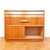 Mid-century retro wood chest of drawers 60s Modern Scandinavian Style Vintage