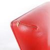 Retro dining chair Mobili Polli Italy 1969 Mid-century office chair Red desk chair