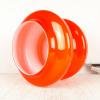 Mid-century pendant lamp Emi Poljcane Orange glass Yugoslavia 70s Retro lighting Space age Atomic